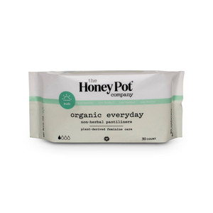 The Honey Pot Company, Organic Everyday Non-herbal Pantiliner, 1 Each, 30 Ct The Honey Pot Company, Organic Everyday Non-herbal Pantiliner, 1 Each, 30 Ct