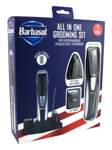 Barbasol All-In-One Grooming Set 7 Piece Battery Powered Barbasol All-In-One Grooming Set 7 Piece Battery Powered