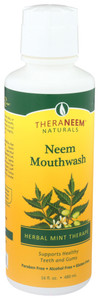 Theraneem Naturals, Neem Mouthwash Herbal Mint, 1 Each, 16 Oz Theraneem Naturals, Neem Mouthwash Herbal Mint, 1 Each, 16 Oz