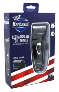 Barbasol Shaver Foil With Pop- Up Trimmer Rechargeable Barbasol Shaver Foil With Pop- Up Trimmer Rechargeable