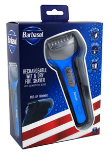 Barbasol Shaver Foil With Pop- Up Trimmr Rechargeable Wet/Dry Barbasol Shaver Foil With Pop- Up Trimmr Rechargeable Wet/Dry