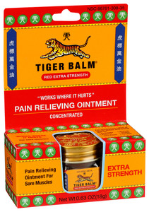 Tiger Balm, Extra Strength Pain Relieving Ointment, Case Of 6, 18 Gr Tiger Balm, Extra Strength Pain Relieving Ointment, Case Of 6, 18 Gr
