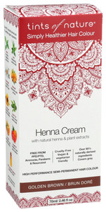 Tints Of Nature, Henna Cream Golden Brown, 1 Each, 2.46 Oz Tints Of Nature, Henna Cream Golden Brown, 1 Each, 2.46 Oz