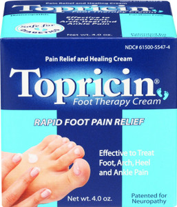 Topricin, Topricin Foot Therapy Cream, 1 Each, 4 Oz Topricin, Topricin Foot Therapy Cream, 1 Each, 4 Oz
