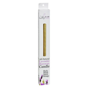 Wallys Natural Products, Beeswax Candles Lavender, 1 Each, 2 Pk Wallys Natural Products, Beeswax Candles Lavender, 1 Each, 2 Pk