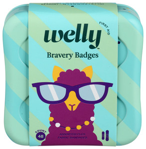 Welly First Aid, Bravery Badges Peculiar Pets 48 Bandages, 1 Each, 48 Ct Welly First Aid, Bravery Badges Peculiar Pets 48 Bandages, 1 Each, 48 Ct
