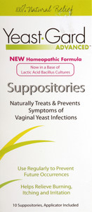 Women, Yeast Guard Advance Health Suppositories, 1 Each, 10 Ct Women, Yeast Guard Advance Health Suppositories, 1 Each, 10 Ct