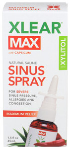 Xlear, Nasal Spray Xylitol Max, 1 Each, 1.5 Oz Xlear, Nasal Spray Xylitol Max, 1 Each, 1.5 Oz
