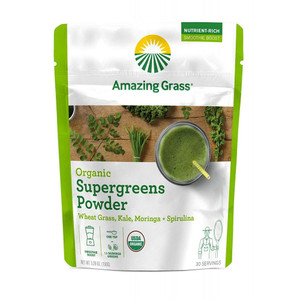 Amazing Grass, Organic Supergreens Powder, 1 Each, 5.29 Oz Amazing Grass, Organic Supergreens Powder, 1 Each, 5.29 Oz