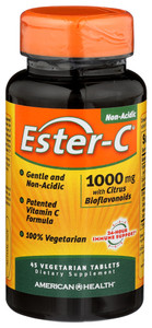 American Health, Ester C With Citrus Bioflavonoids 45 Vegetarian Tablets, 1 Each, 45 Vtab American Health, Ester C With Citrus Bioflavonoids 45 Vegetarian Tablets, 1 Each, 45 Vtab