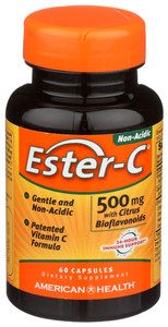 American Health, Ester C With Citrus Bioflavonoids, 1 Each, 60 Cap American Health, Ester C With Citrus Bioflavonoids, 1 Each, 60 Cap