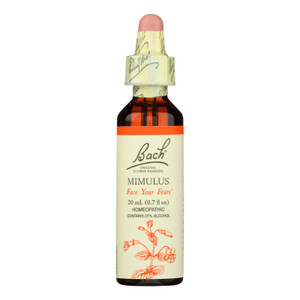 Bach Flower Essences, Flower Remedies Essence Mimulus, 1 Each, 20 Ml Bach Flower Essences, Flower Remedies Essence Mimulus, 1 Each, 20 Ml