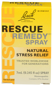Bach Flower Essences, Flower Remedies Rescue Remedy Spray, 1 Each, 7 Ml Bach Flower Essences, Flower Remedies Rescue Remedy Spray, 1 Each, 7 Ml