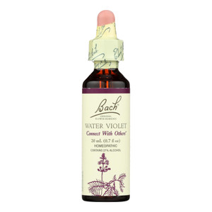 Bach Flower Essences, Flower Remedies Essence Water Violet Homeopathic, 1 Each, 0.7 Fl Oz Bach Flower Essences, Flower Remedies Essence Water Violet Homeopathic, 1 Each, 0.7 Fl Oz