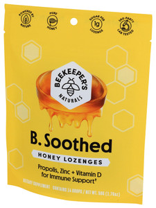 Beekeeper S Naturals, B. Soothed Honey Lozenges, 1 Each, 1.76 Oz Beekeeper S Naturals, B. Soothed Honey Lozenges, 1 Each, 1.76 Oz