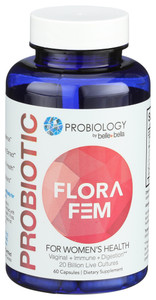 Belle & Bella, Probiotic Flora Fem Sules, 1 Each, 60 Count Belle & Bella, Probiotic Flora Fem Sules, 1 Each, 60 Count