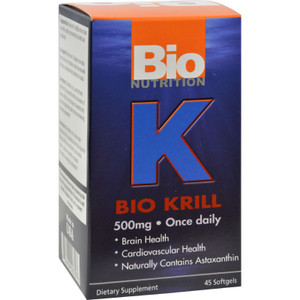 Bio Nutrition, Krill 500 Mg, 1 Each, 45 Sgel Bio Nutrition, Krill 500 Mg, 1 Each, 45 Sgel