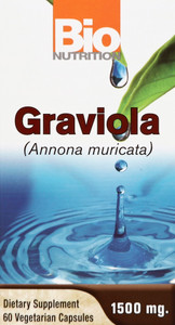Bio Nutrition, Graviola 1500 Mg, 1 Each, 60 Vcap Bio Nutrition, Graviola 1500 Mg, 1 Each, 60 Vcap