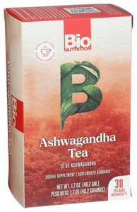 Bio Nutrition, Tea Ashwagandha, 1 Each, 30 Bag Bio Nutrition, Tea Ashwagandha, 1 Each, 30 Bag