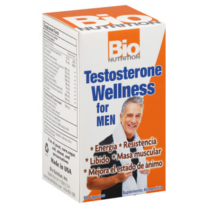 Bio Nutrition, Testosterone Wellness, 1 Each, 60 Tab Bio Nutrition, Testosterone Wellness, 1 Each, 60 Tab
