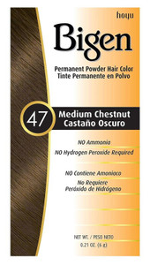 Bigen Powder Hair Color #47 Medium Chestnut 0.21Oz Bigen Powder Hair Color #47 Medium Chestnut 0.21Oz