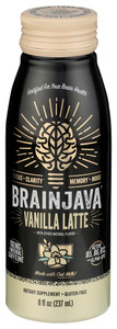Brainjava, Bjv Vanilla Latte Coffee, Case Of 4, 8 Oz Brainjava, Bjv Vanilla Latte Coffee, Case Of 4, 8 Oz