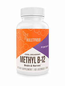 Bulletproof, Methyl B12 Lozenges Cool Spearmint, 1 Each, 60 Ct Bulletproof, Methyl B12 Lozenges Cool Spearmint, 1 Each, 60 Ct