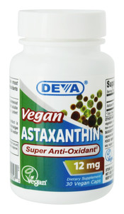 Deva Vegan Vitamins, Astaxantin 30 Capsules, 1 Each, 30 Vcap Deva Vegan Vitamins, Astaxantin 30 Capsules, 1 Each, 30 Vcap