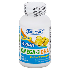 Deva, Vegan Omega 3 Dha, 1 Each, 90 Sgel Deva, Vegan Omega 3 Dha, 1 Each, 90 Sgel