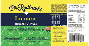 Dr. Rydland's, Immune Herbal Formula, 1 Each, 4 Fl Oz Dr. Rydland's, Immune Herbal Formula, 1 Each, 4 Fl Oz