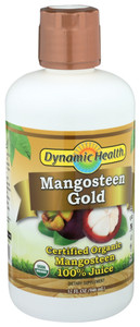 Dynamic Health, Organic Mangosteen Gold 100% Juice, 1 Each, 32 Oz Dynamic Health, Organic Mangosteen Gold 100% Juice, 1 Each, 32 Oz