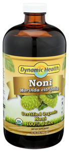 Dynamic Health, Organic Noni 100% Juice, 1 Each, 32 Fl Oz Dynamic Health, Organic Noni 100% Juice, 1 Each, 32 Fl Oz