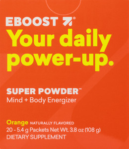 Eboost, Super Powder Orange, Case Of 20, .19 Oz Eboost, Super Powder Orange, Case Of 20, .19 Oz