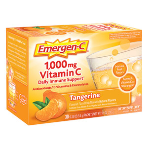 Emergen-c, Daily Immune Support Vitamin C 1000mg Dietary Supplement Packets Tangerine, Case Of 3, 30 Emergen-c, Daily Immune Support Vitamin C 1000mg Dietary Supplement Packets Tangerine, Case Of 3, 30
