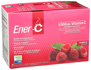 Ener-c, Multivitamin Drink Mix Packets Raspberry, 1 Each, 30 Ct Ener-c, Multivitamin Drink Mix Packets Raspberry, 1 Each, 30 Ct