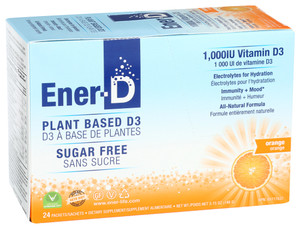 Ener-d, Drink Mix D3 Orange, 1 Each, 24 Ct Ener-d, Drink Mix D3 Orange, 1 Each, 24 Ct
