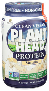 Genceutic Naturals, Plant Head Protein Vanilla, 1 Each, 1.7 Lb Genceutic Naturals, Plant Head Protein Vanilla, 1 Each, 1.7 Lb