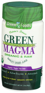 Green Foods, Magma Organic And Raw Barley Grass Juice, 1 Each, 2.8 Oz Green Foods, Magma Organic And Raw Barley Grass Juice, 1 Each, 2.8 Oz