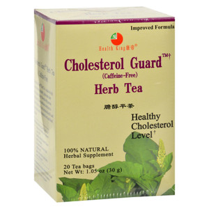 Health King Medicinal Teas, Cholesterol Guard Herb Tea 20 Tea Bags, 1 Each, 20 Bag Health King Medicinal Teas, Cholesterol Guard Herb Tea 20 Tea Bags, 1 Each, 20 Bag