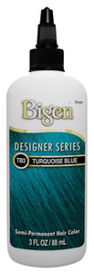 Bigen Semi-Permanent Haircolor #Tb3 Turquoise Blue 3Oz Bigen Semi-Permanent Haircolor #Tb3 Turquoise Blue 3Oz