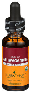 Herb Pharm, Ashwagandha Herbal Supplement, 1 Each, 1 Oz Herb Pharm, Ashwagandha Herbal Supplement, 1 Each, 1 Oz