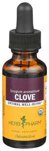 Herb Pharm, Clove Liquid Herbal Supplement, 1 Each, 1 Oz Herb Pharm, Clove Liquid Herbal Supplement, 1 Each, 1 Oz