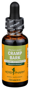 Herb Pharm, Cramp Bark Herbal Supplement, 1 Each, 1 Oz Herb Pharm, Cramp Bark Herbal Supplement, 1 Each, 1 Oz