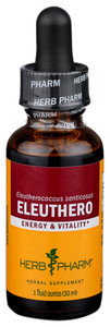 Herb Pharm, Eleuthero Liquid Herbal Extract, 1 Each, 1 Fl Oz Herb Pharm, Eleuthero Liquid Herbal Extract, 1 Each, 1 Fl Oz