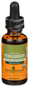 Herb Pharm, Fenugreek Herbal Extract Bottle, 1 Each, 1 Oz Herb Pharm, Fenugreek Herbal Extract Bottle, 1 Each, 1 Oz