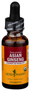 Herb Pharm, Ginseng Liquid Herbal Supplement, 1 Each, 1 Oz Herb Pharm, Ginseng Liquid Herbal Supplement, 1 Each, 1 Oz