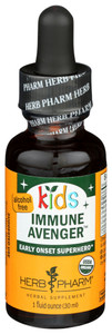 Herb Pharm, Kids Immune Avenger Herbal Supplement, 1 Each, 1 Fl Oz Herb Pharm, Kids Immune Avenger Herbal Supplement, 1 Each, 1 Fl Oz