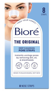 Biore Deep Cleansing Pore Strips 8 Count Nose Biore Deep Cleansing Pore Strips 8 Count Nose