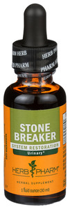 Herb Pharm, Urinary Stonebreaker Herbal Extract, 1 Each, 1 Fl Oz Herb Pharm, Urinary Stonebreaker Herbal Extract, 1 Each, 1 Fl Oz