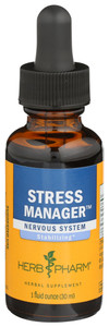 Herb Pharm, Stress Manager Herbal Supplement, 1 Each, 1 Oz Herb Pharm, Stress Manager Herbal Supplement, 1 Each, 1 Oz